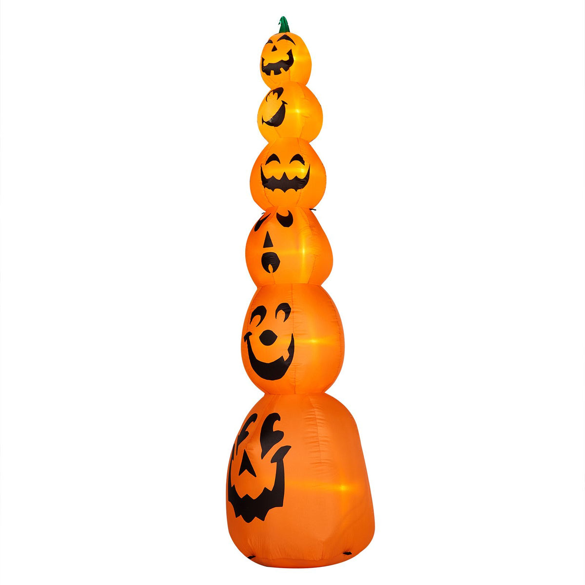 9FT Halloween Inflatable Stacked Pumpkins, Blow up 6 Pumpkins Inflatable with Built-in LED Lights Outdoor Decorations Large Party Yard Decoration - product view 2