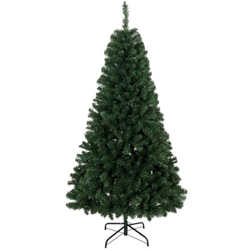 HOMCOM 6 ft Norway Spruce Artificial Christmas Tree, Green