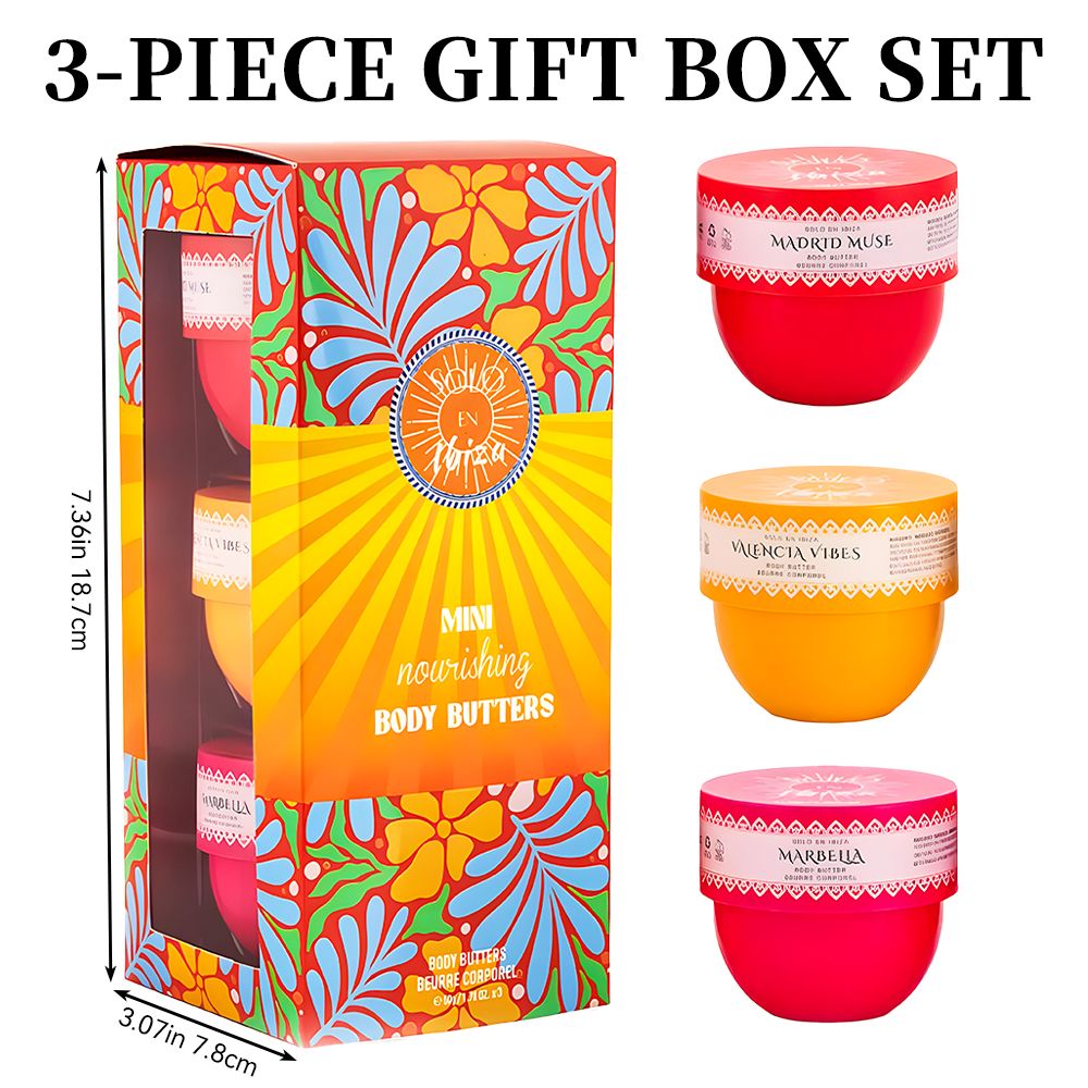 Solo En Ibiza 3-Piece Scented Body Butter Gift Set - product view 5