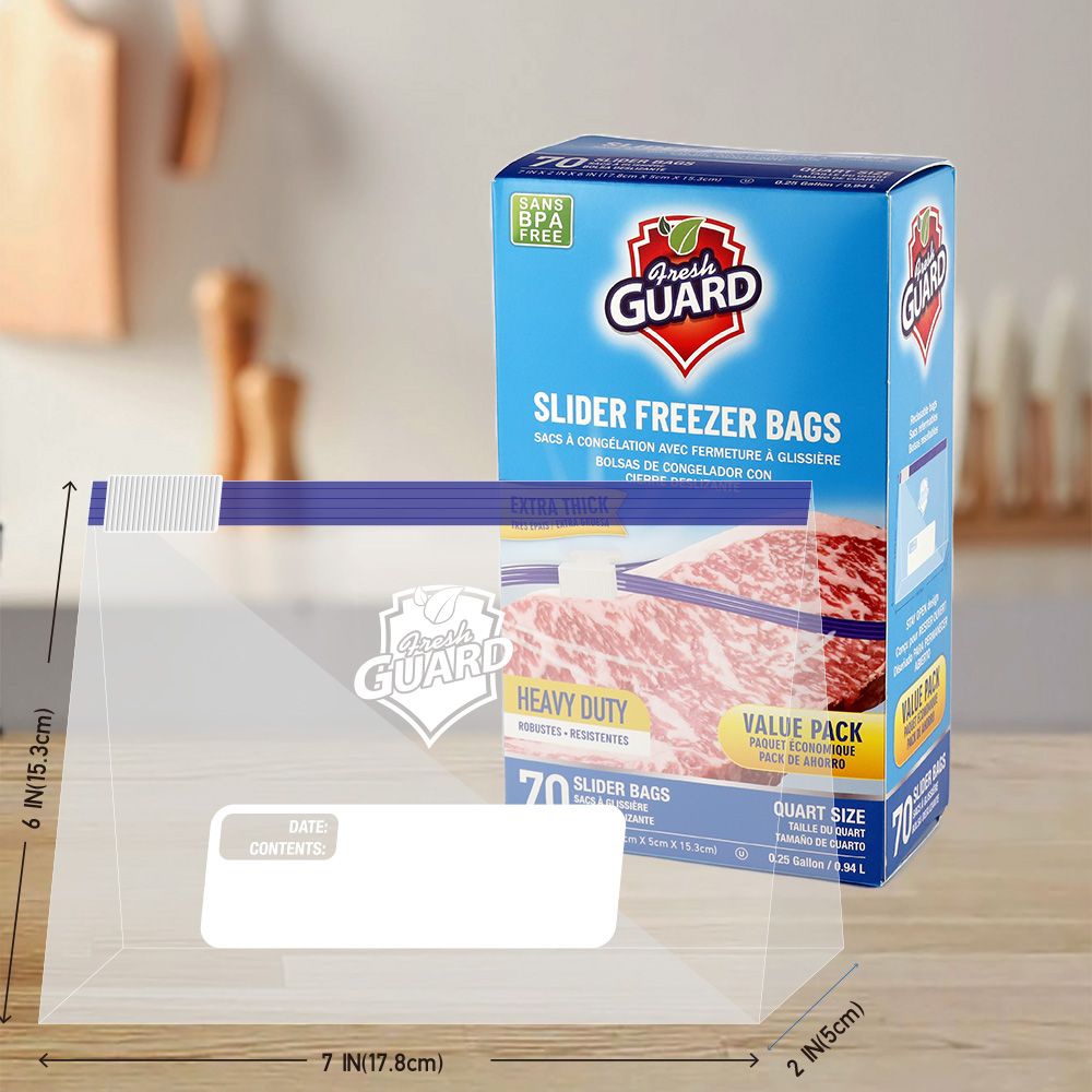 70-Count Heavy-Duty Slider Food Storage Bags - product view 11