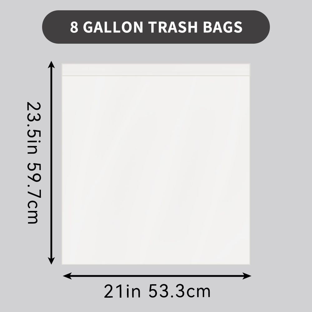 130-Count 8-Gallon Drawstring Garbage Bags, Lemon Mint Scent - product view 8