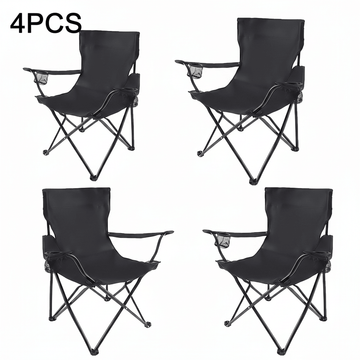 4-Pack Quick-Open Outdoor Folding Chairs
