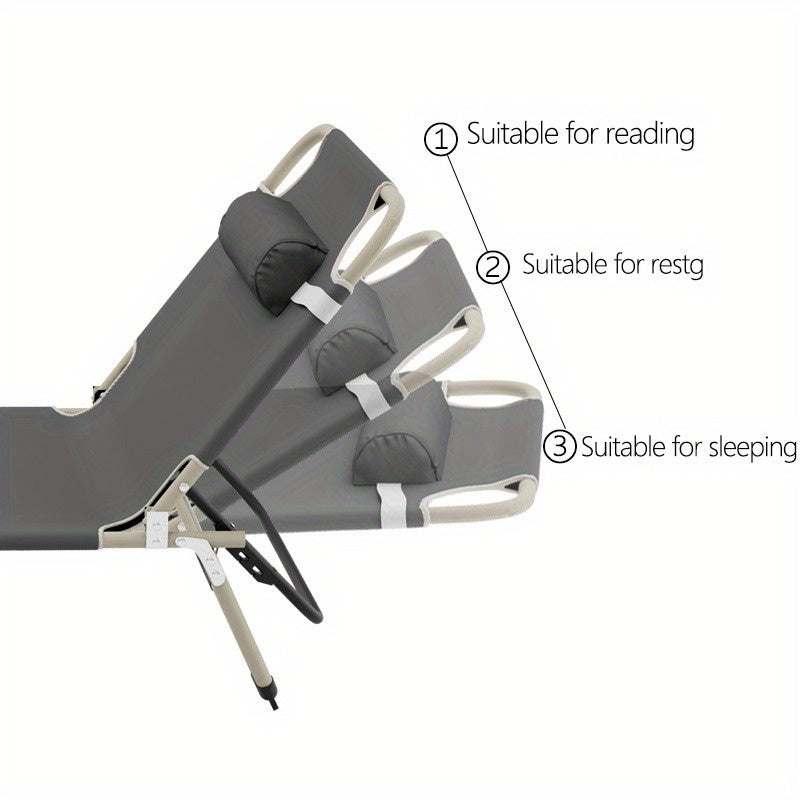 Portable Gray Folding Camping Cot for Adults - product view 5