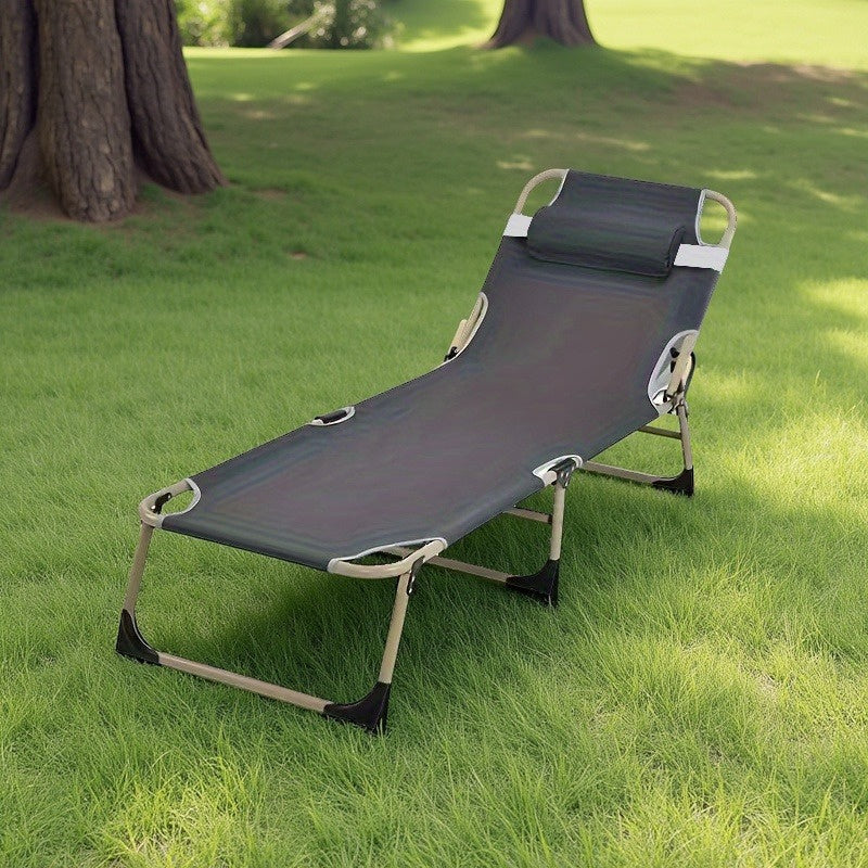 Portable Gray Folding Camping Cot for Adults - product view 8