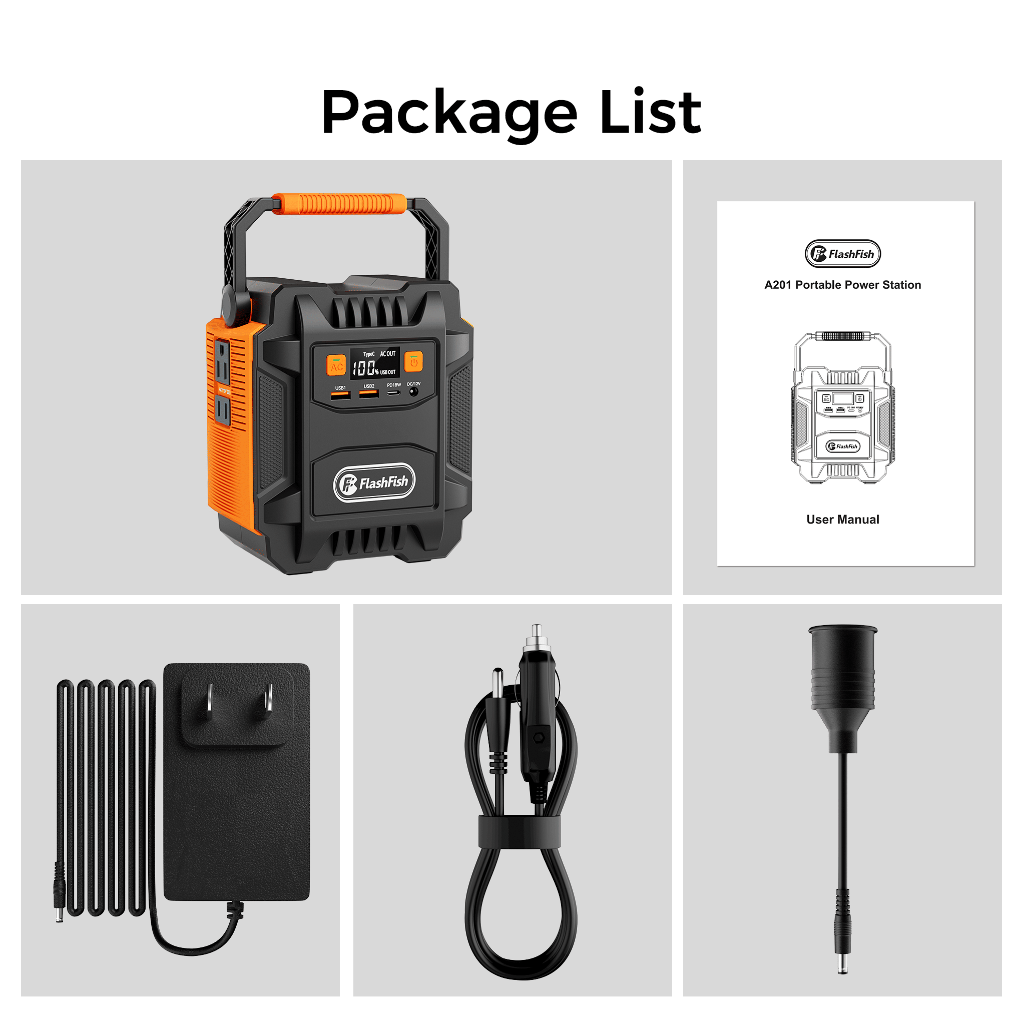 200W (Peak 400W) Portable Power Station,Power Backup Lithium Battery 172.8Wh Power Supply withAC Outlet DC Port USB QC3.0 Solar Portable Generator - product view 6