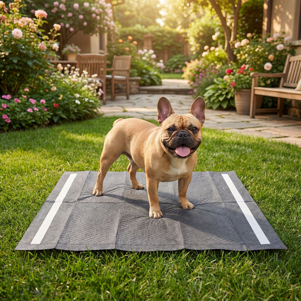24" x 24" Charcoal Dog Pee Pads 6-Layer for Dogs