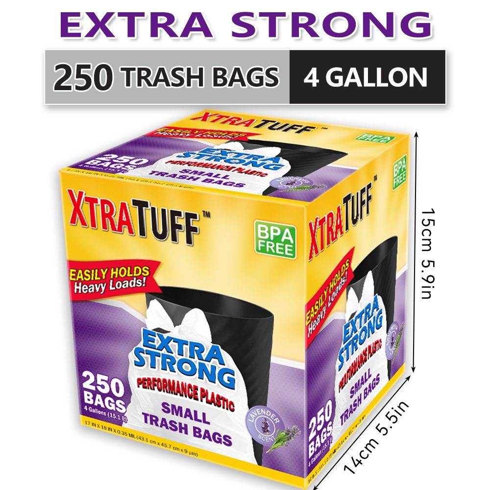 250-Count Heavy-Duty Multipurpose Garbage Bags