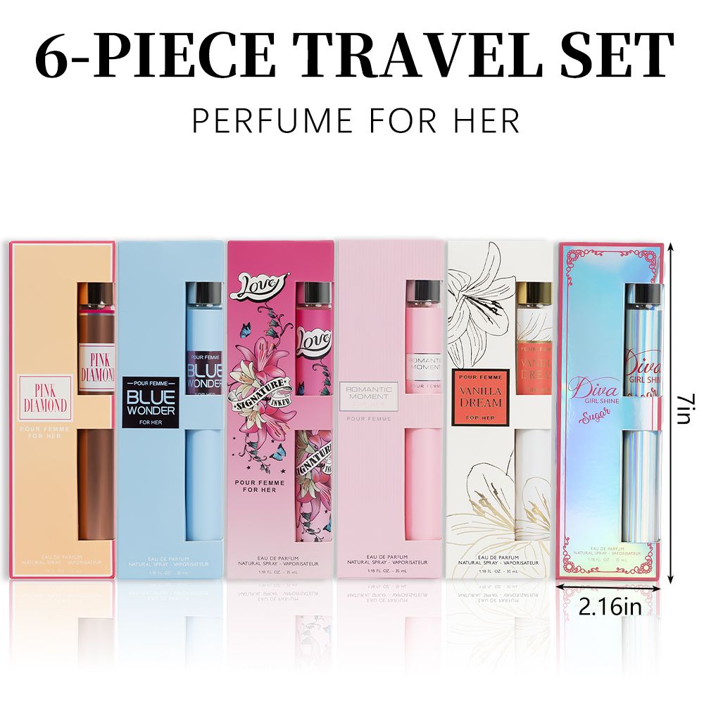 Women's 6-Piece Eau de Parfum Travel Set