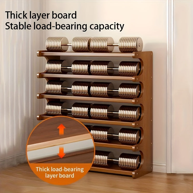 5-Tier Wood Grain Shoe Storage Rack - product view 3