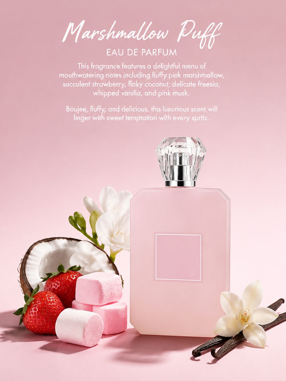 Women's Marshmallow, Strawberry & Vanilla Eau de Parfum, 3.4 fl oz - product view 2