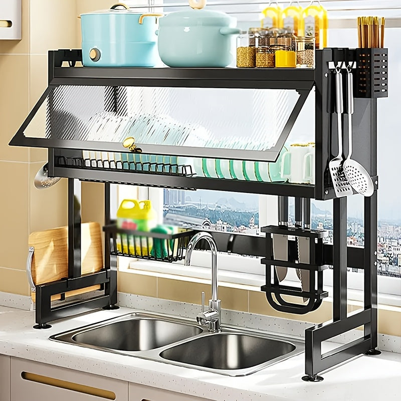 Adjustable Over-the-Sink Dish Drying Rack - product view 3