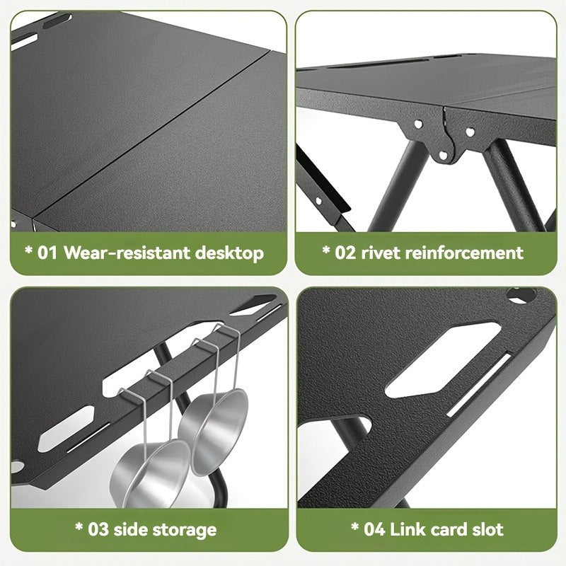 Small Quick-Open Tactical Folding Camping Table - product view 3