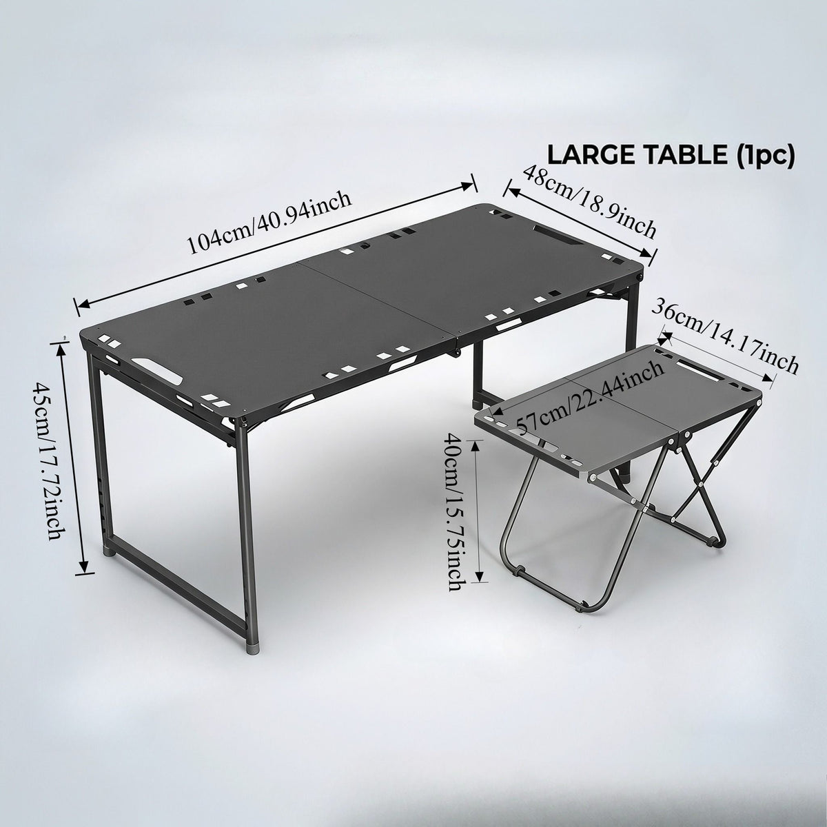Large Quick-Open Tactical Folding Camping Table - product view 7