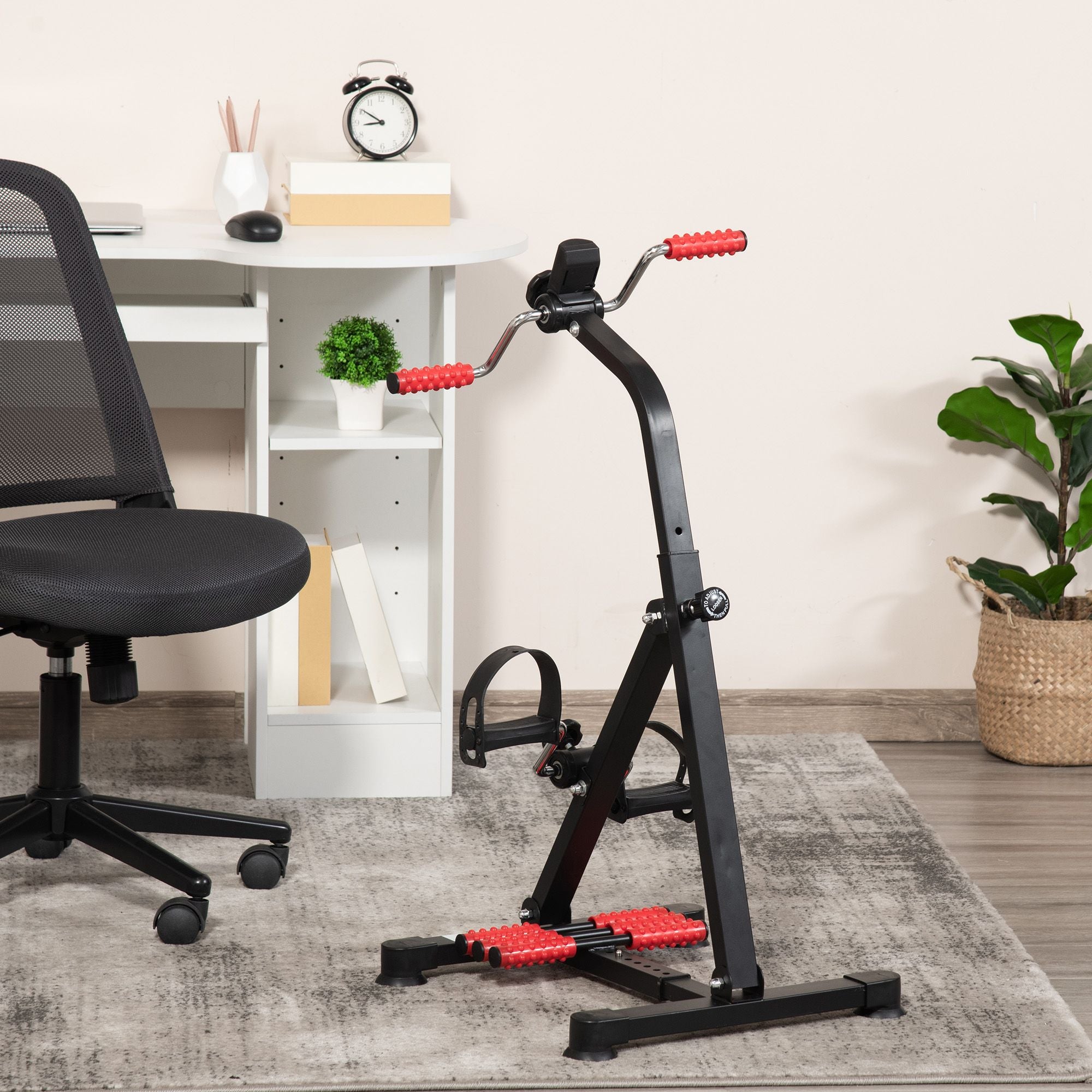 Soozier Adjustable Pedal Exerciser for Arms and Legs with LCD Display - product view 10