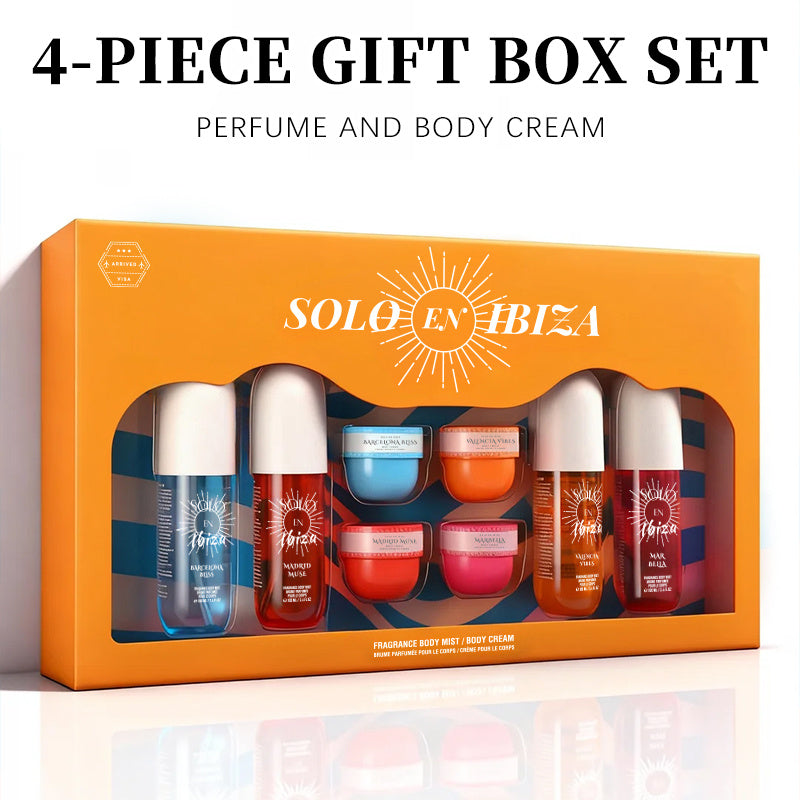 Solo En Ibiza 8-Piece Fragrance Mist & Body Cream Gift Set - product view 2