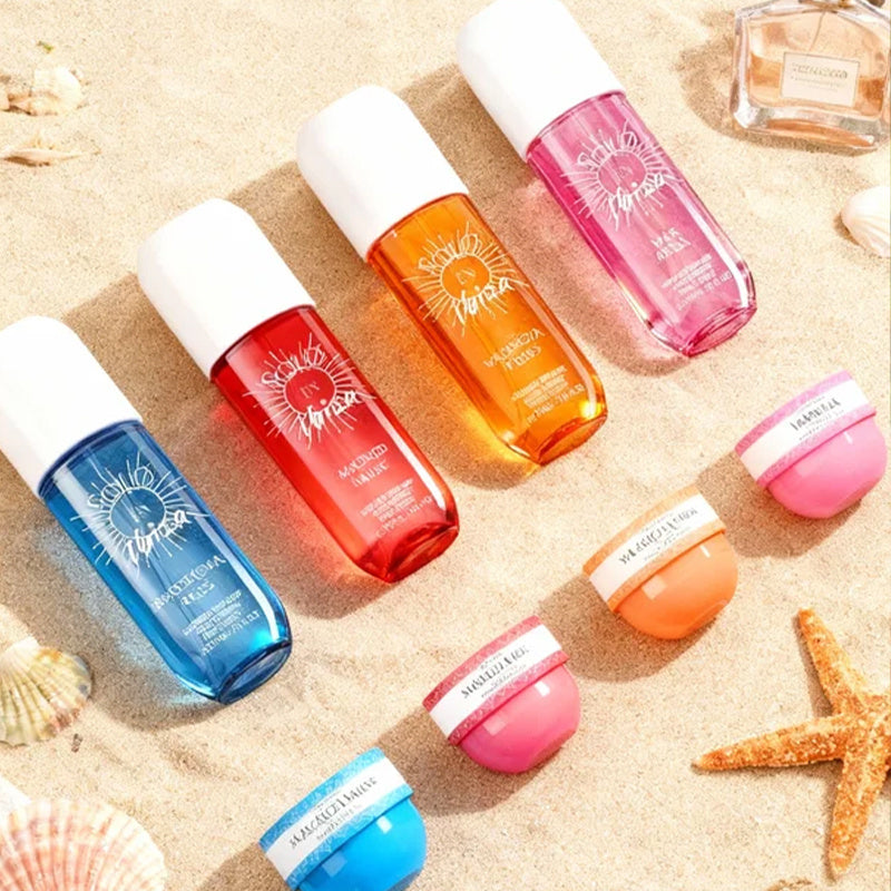 Solo En Ibiza 8-Piece Fragrance Mist & Body Cream Gift Set - product view 6