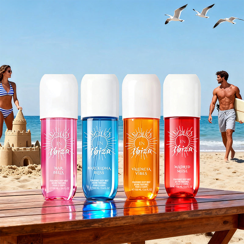 Solo En Ibiza 8-Piece Fragrance Mist & Body Cream Gift Set - product view 4