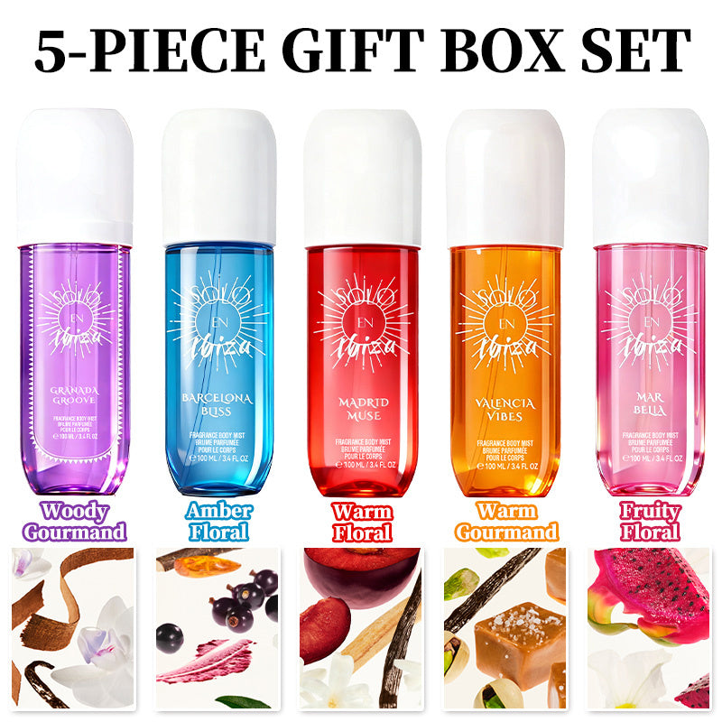 Women's Hair & Body Fragrance Mist 5-Piece Gift Set - product view 2