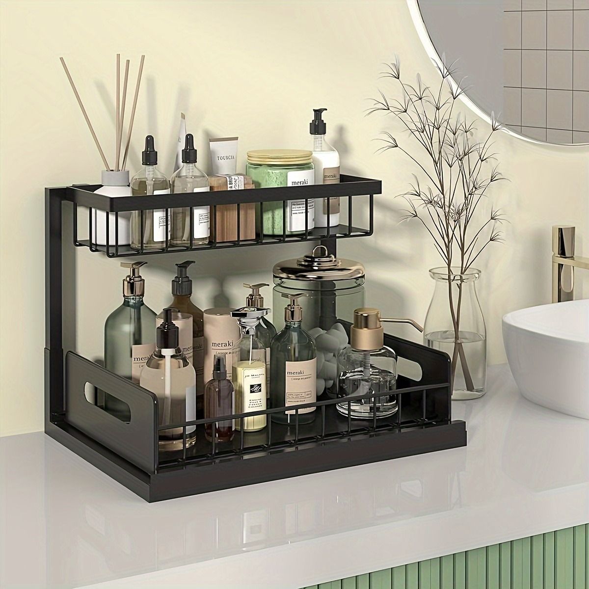 1-Pack Sliding Under-Sink Cabinet Organizer - product view 5