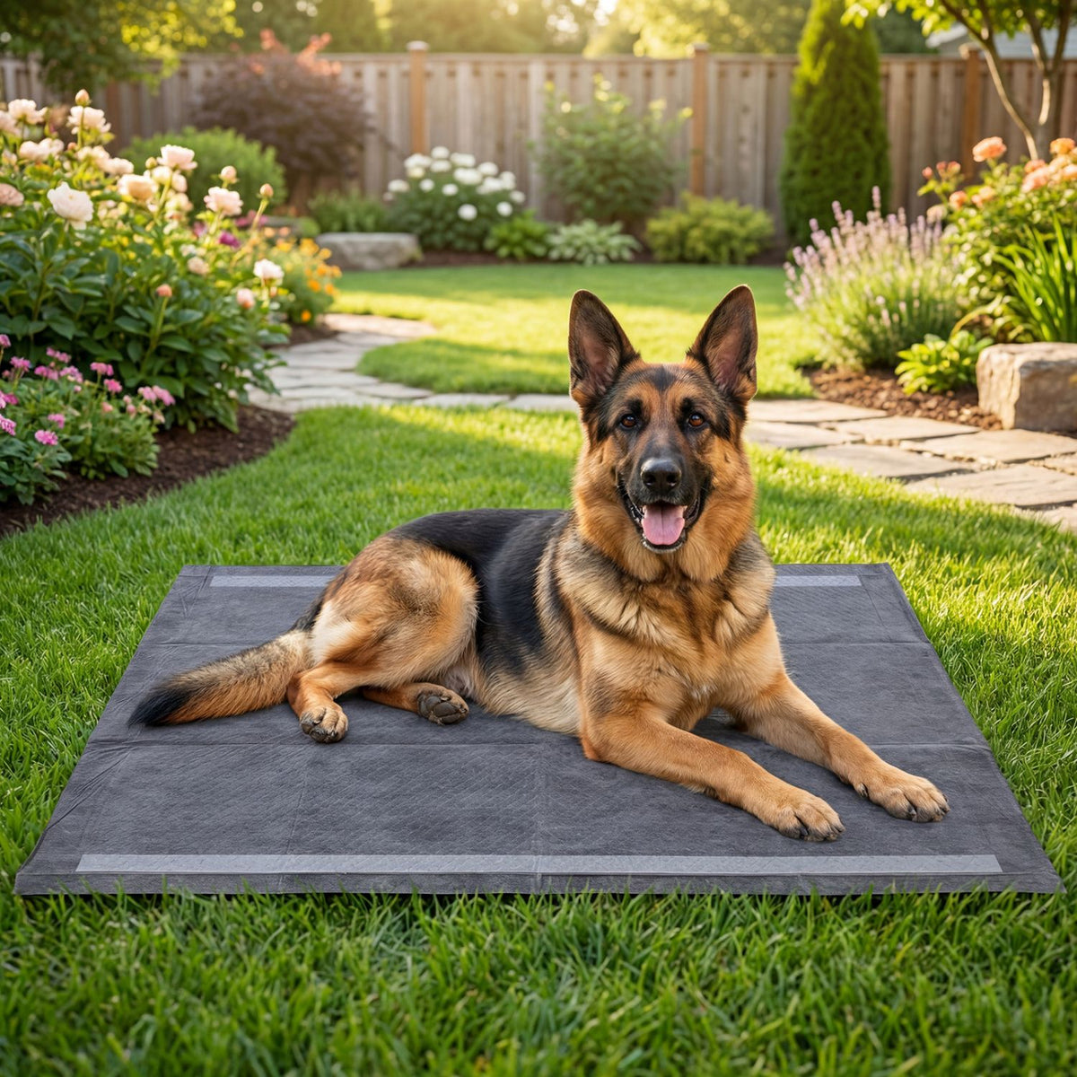 35.5" x 24" Charcoal Dog Pee Pads 6-Layer for Dogs