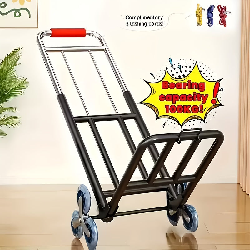 Heavy-Duty Folding Stair-Climbing Utility Cart - product view 2