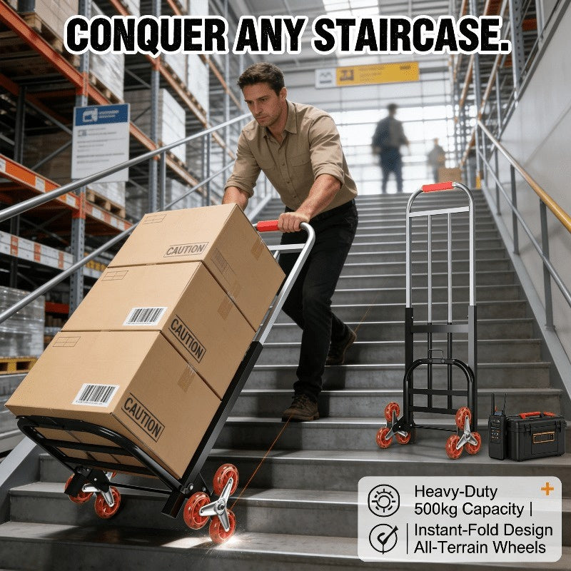 Heavy-Duty Folding Stair-Climbing Utility Cart - product view 4