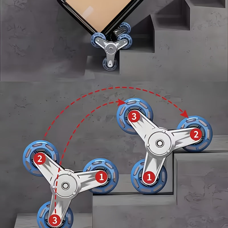 Heavy-Duty 500 lb Folding Stair-Climbing Utility Cart - product view 3