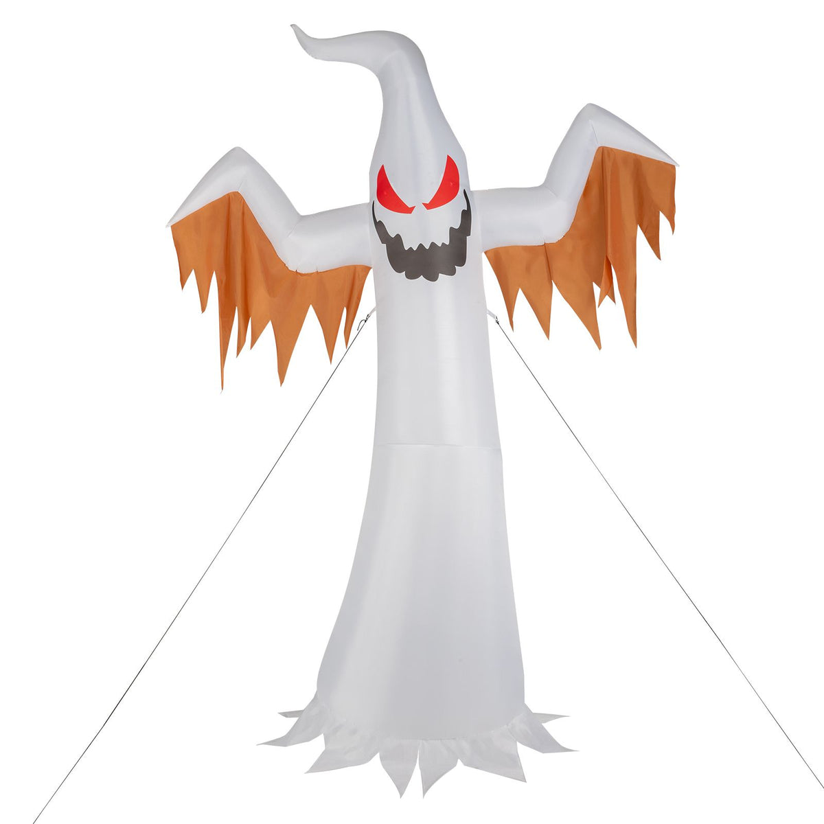12ft 4pcs LED Lights Giant Scary Ghost Flames and Flashing Red Eyes Inflatable Halloween Decoration - product view 3