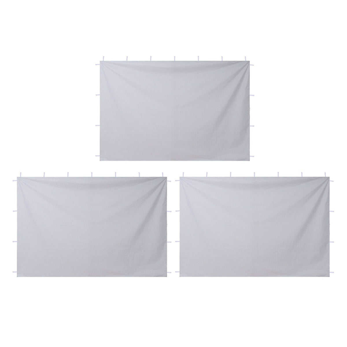 VEVOR 10 x 10 ft Canopy Sidewalls, 3-Side Set