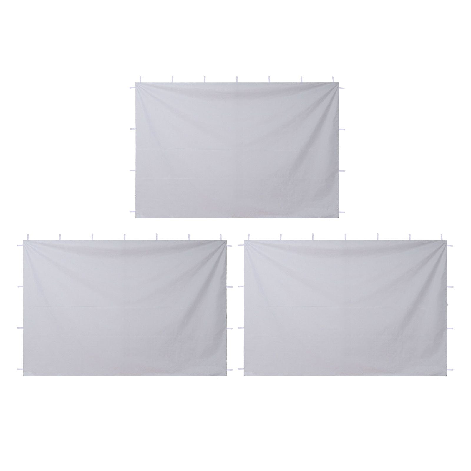 VEVOR 10 x 10 ft Canopy Sidewalls, 3-Side Set