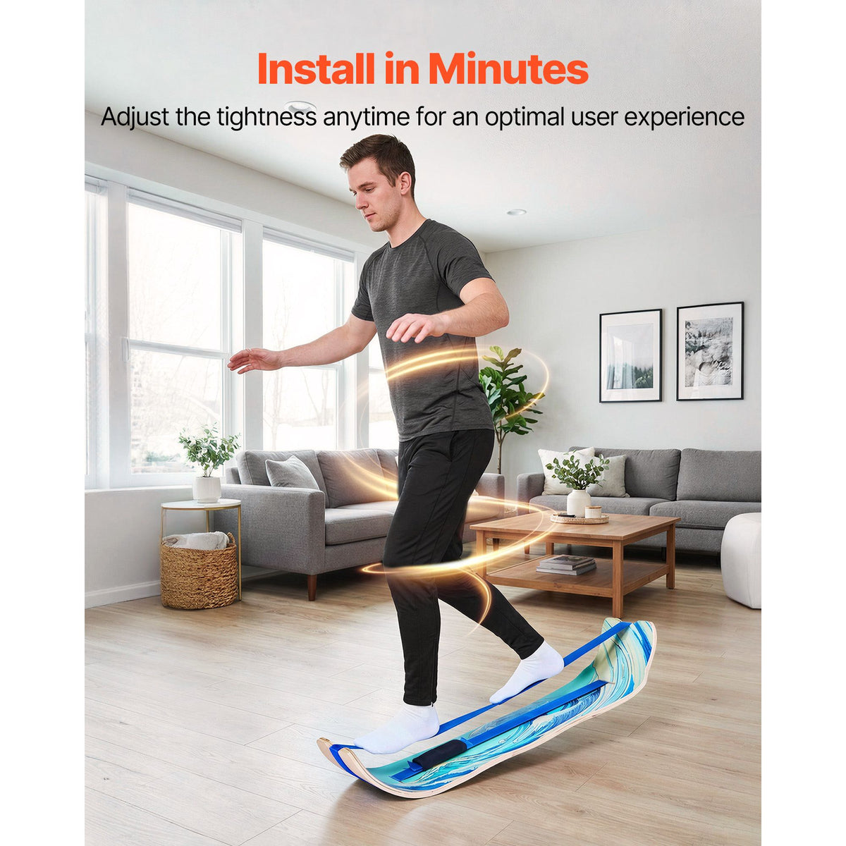 VEVOR Wooden Balance Board for Adults