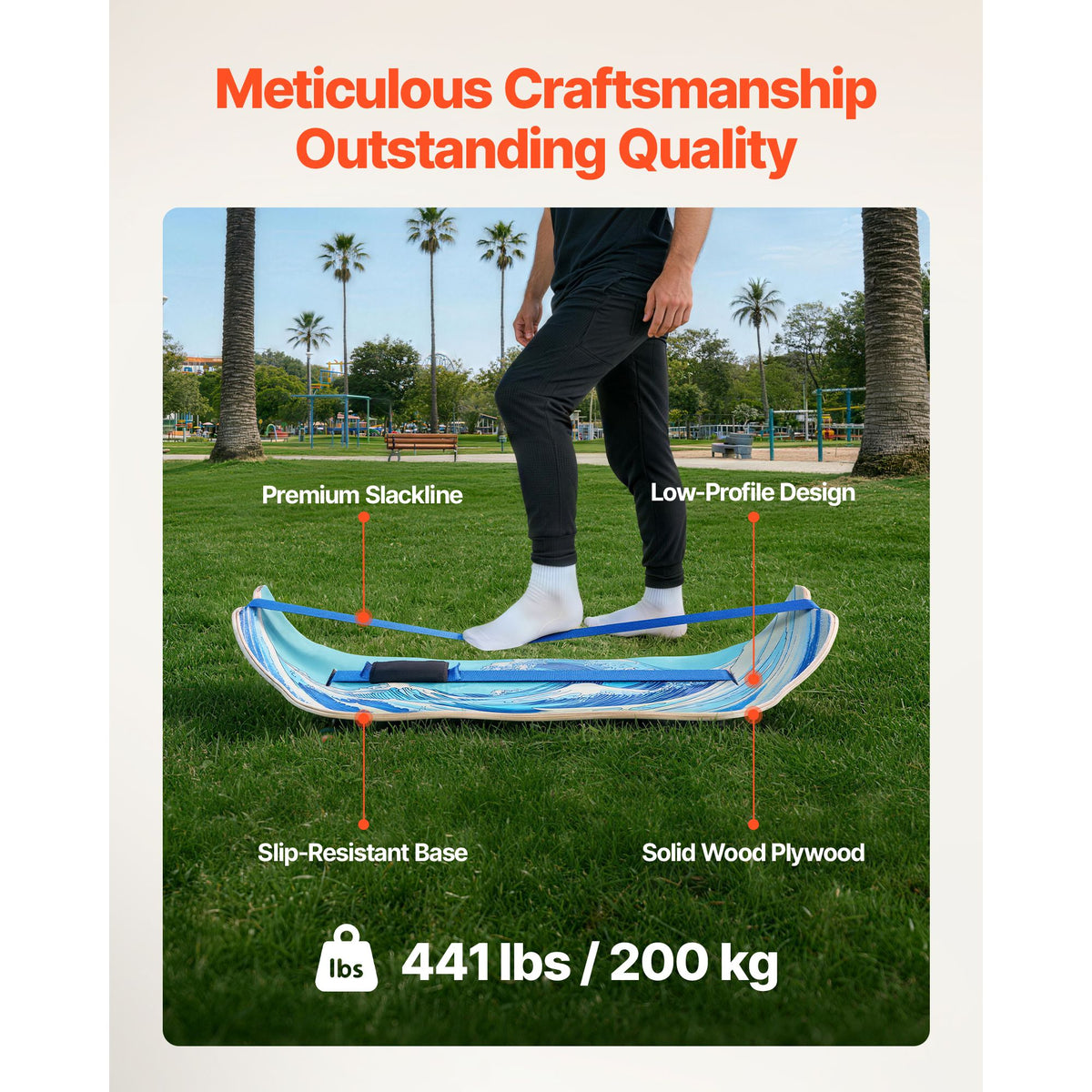VEVOR Wooden Balance Board for Adults