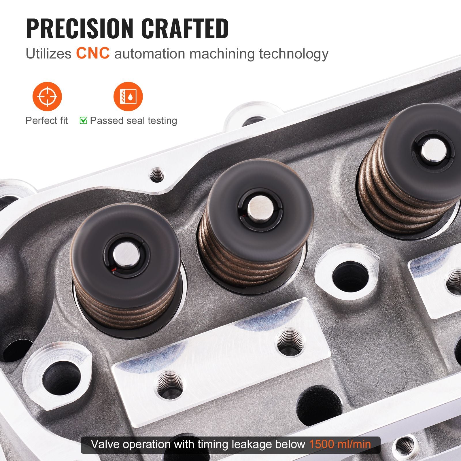 VEVOR Aluminum Engine Cylinder Head Assembly for Ford SBF