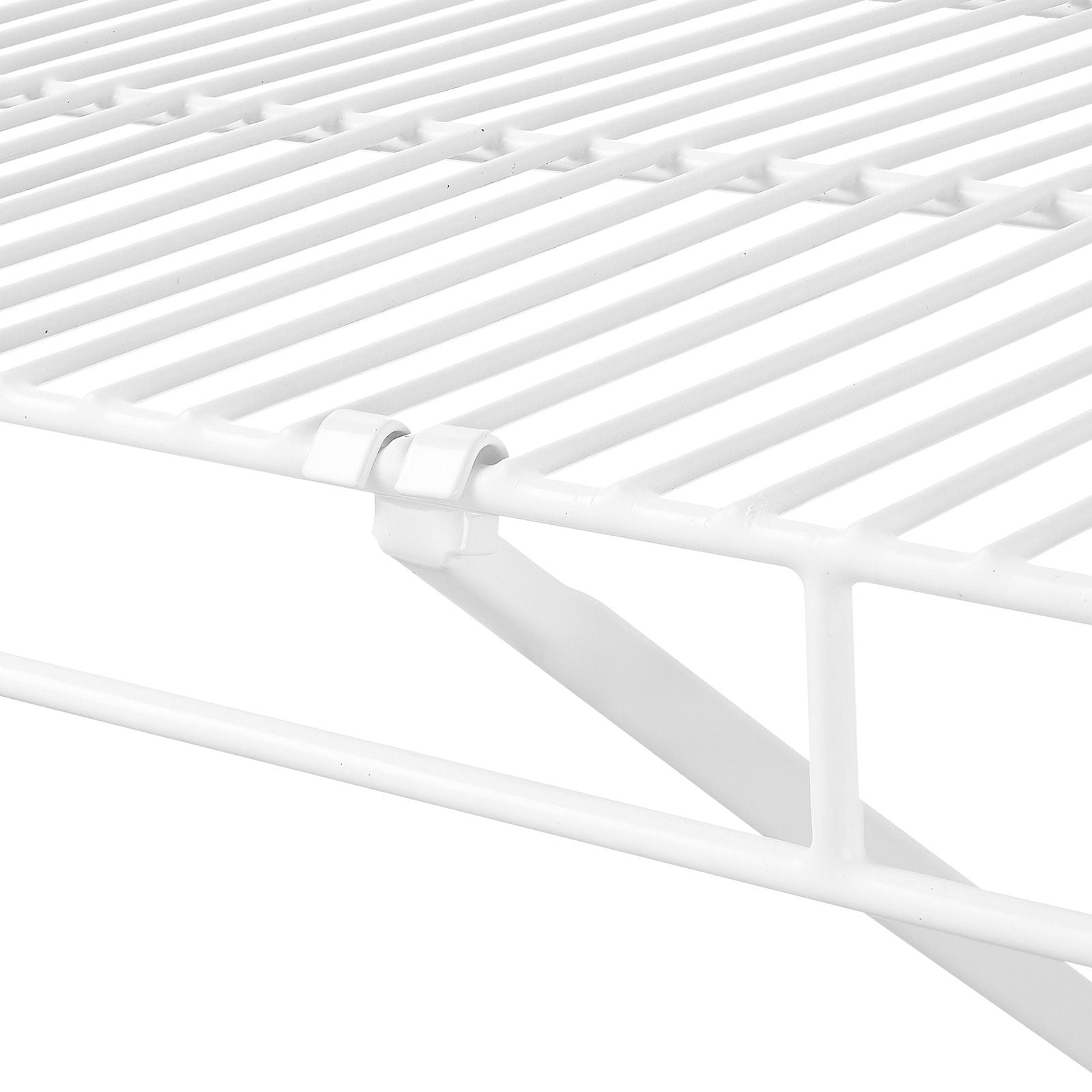 VEVOR 3 ft Wall-Mounted Wire Shelf Kit, Set of 2