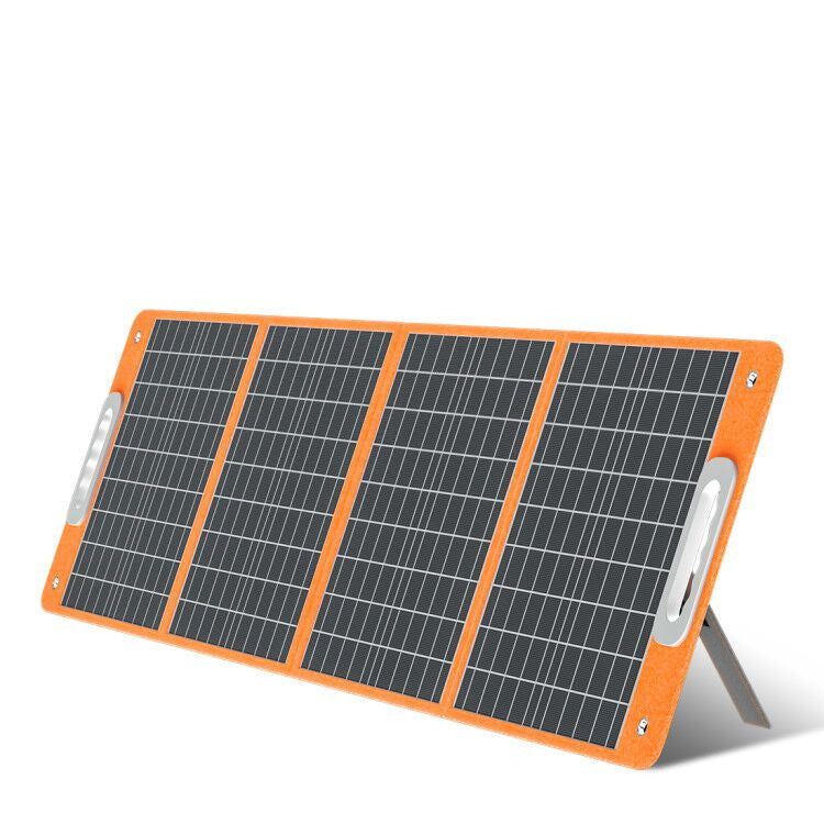 100W 18V Portable Solar Panel; Flashfish Foldable Solar Charger with 5V USB 18V DC Output Type-C Output Compatible with Portable Generator