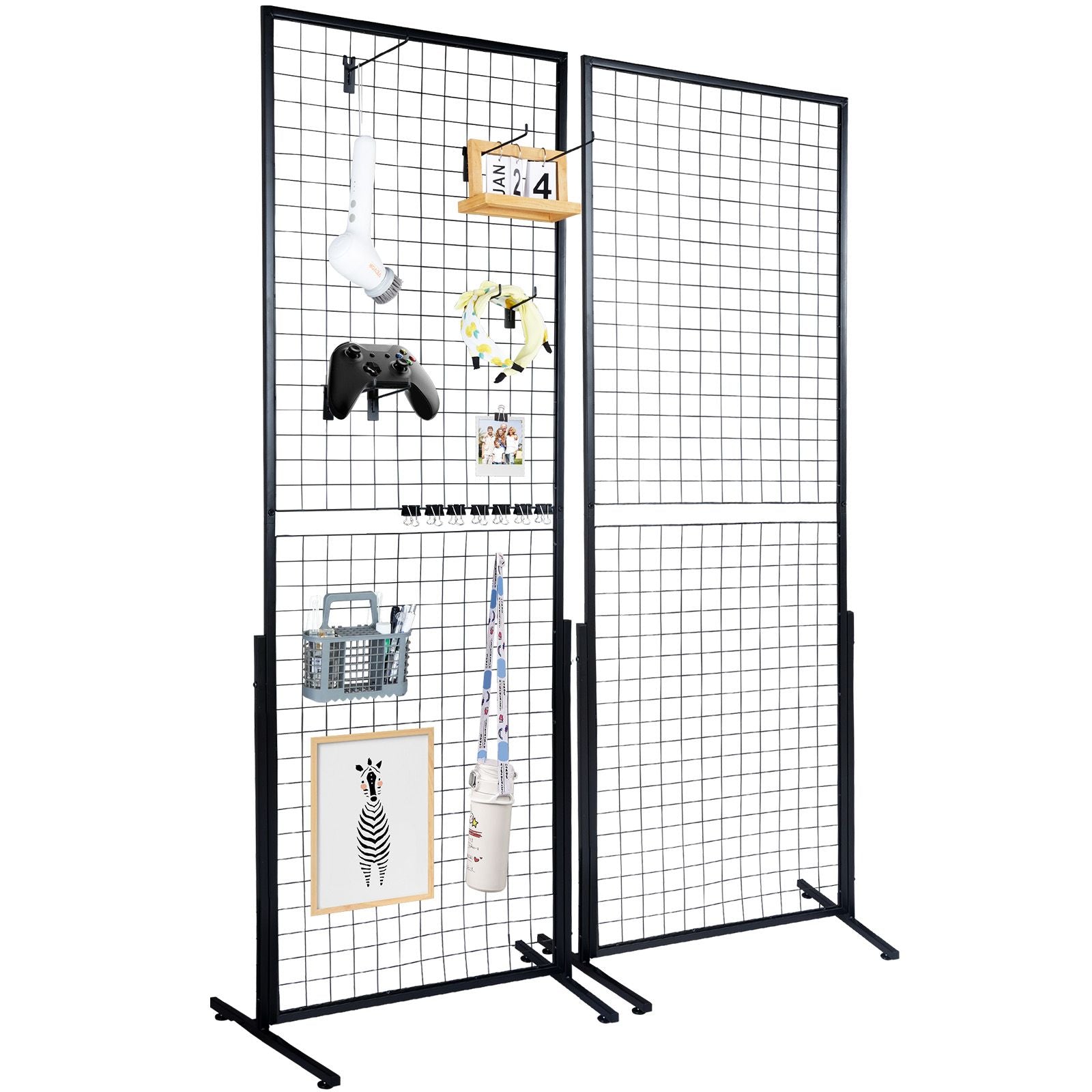 VEVOR 2 x 5.6 ft Gridwall Display Panels, 2-Pack