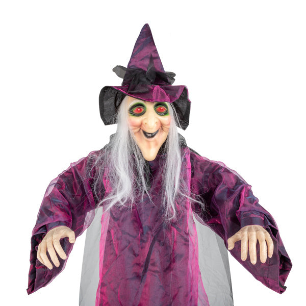 71in Life Size Hanging Witch Talking Halloween Everyday Decoration - product view 11