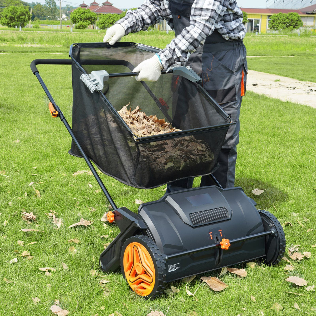 VEVOR 21 in Push Lawn Sweeper