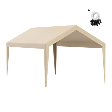 VEVOR 10 x 20 ft Carport Replacement Canopy Cover, Beige