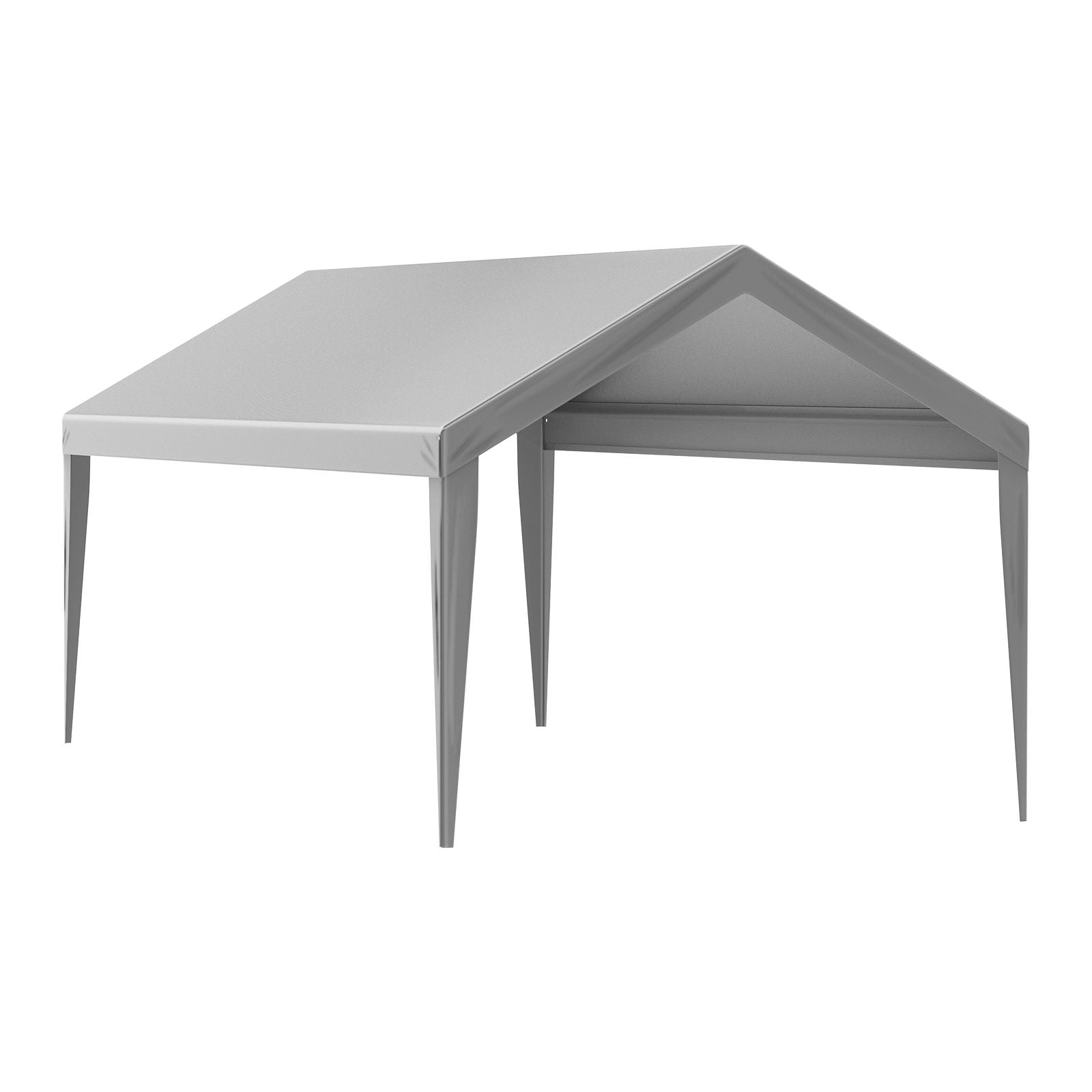 VEVOR 10 x 20 ft Carport Replacement Canopy Cover, Gray
