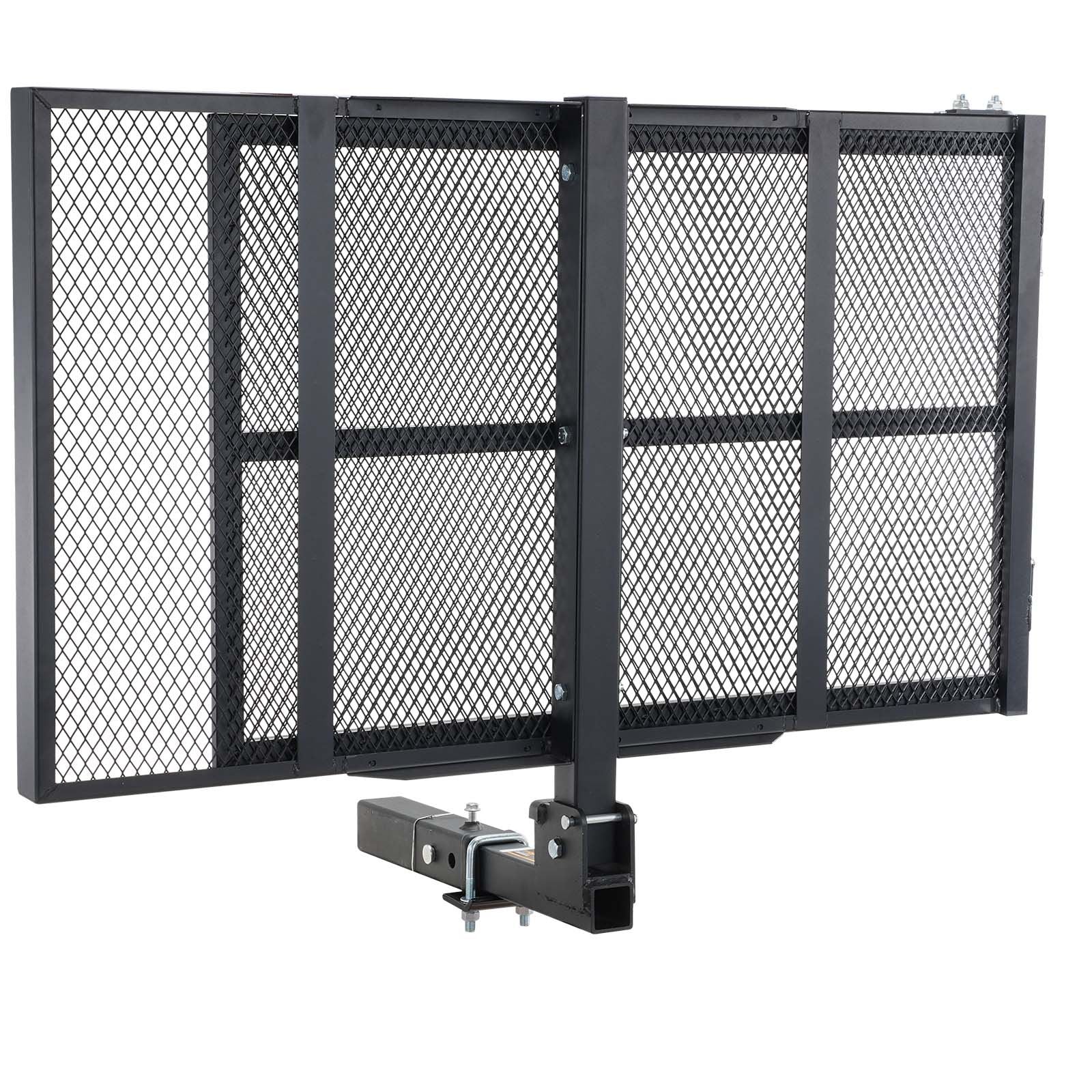 VEVOR Hitch-Mount Cargo Carrier with Folding Ramp