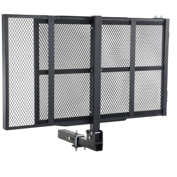 VEVOR Hitch-Mount Cargo Carrier with Folding Ramp