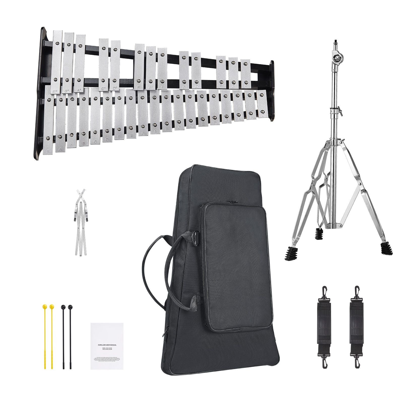 VEVOR 32-Note Glockenspiel Xylophone Bell Kit