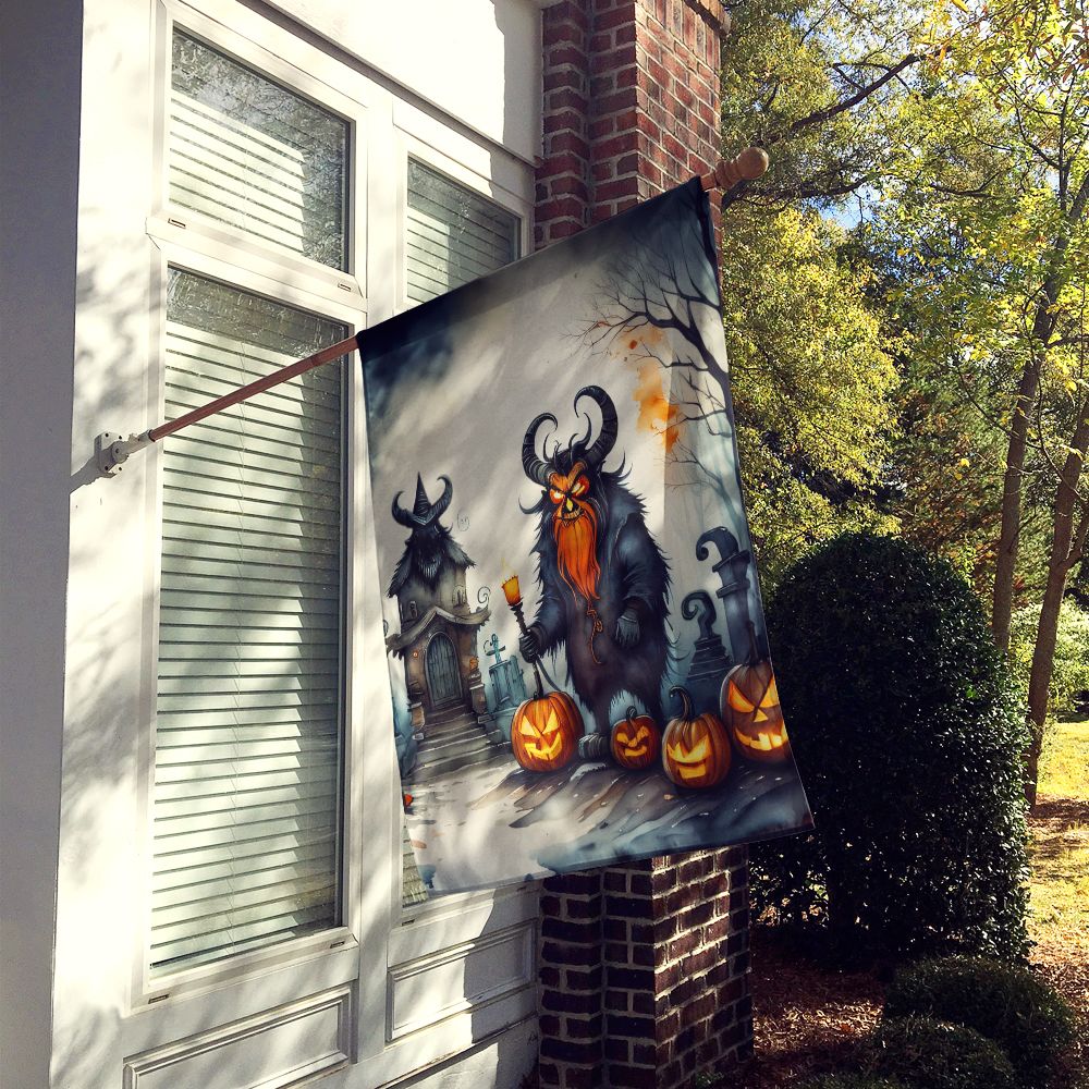 Krampus The Christmas Demon Spooky Halloween House Flag House-Size Decorative Flag - product view 2