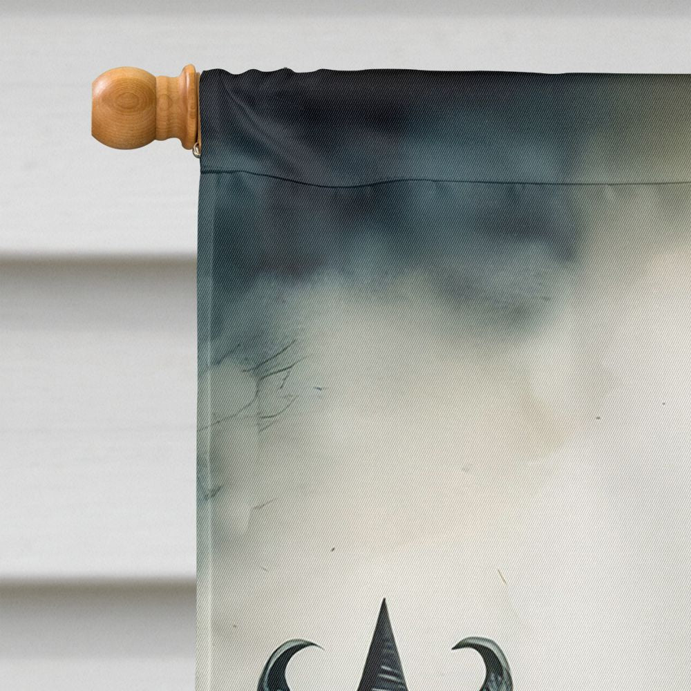 Krampus The Christmas Demon Spooky Halloween House Flag House-Size Decorative Flag - product view 3