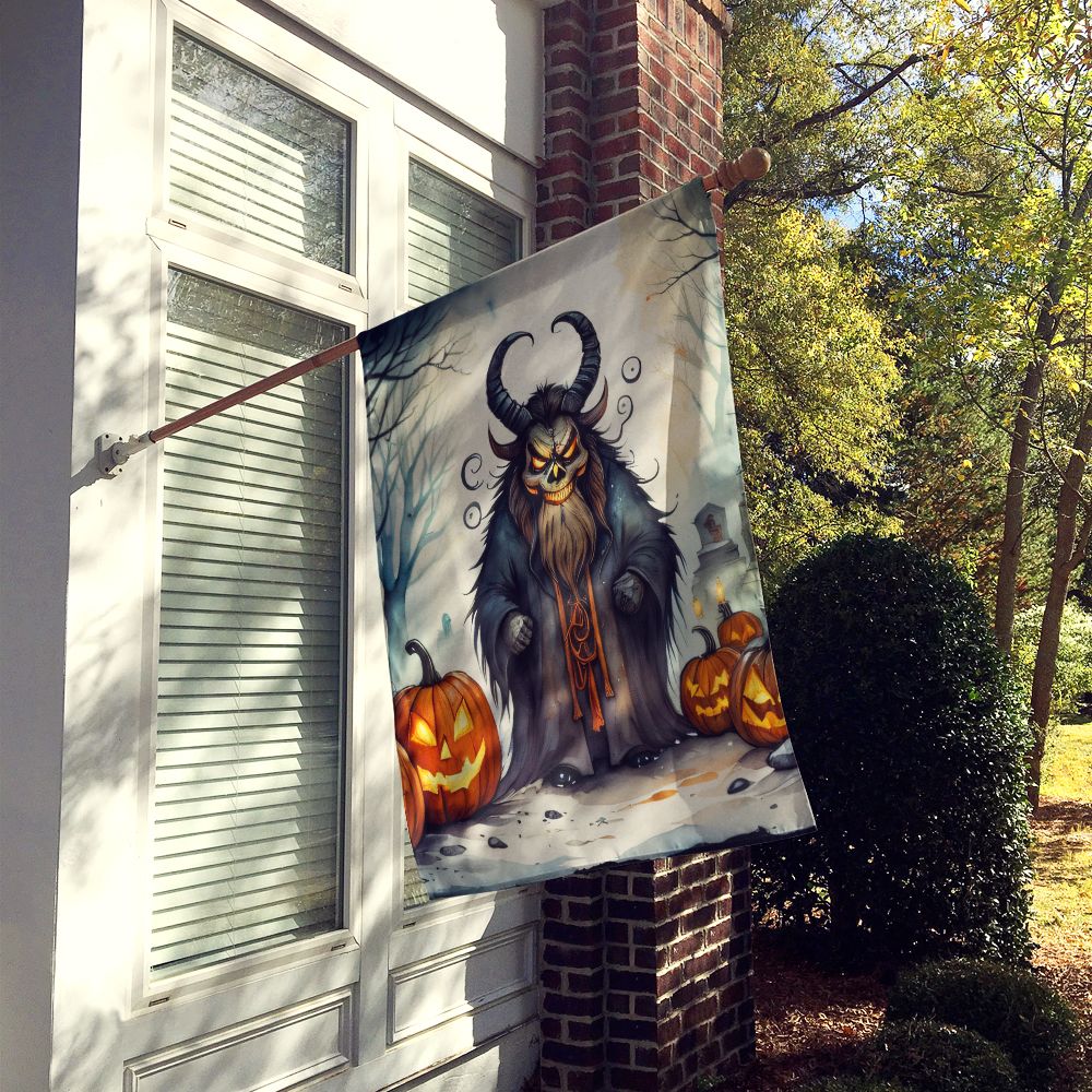 Krampus The Christmas Demon Spooky Halloween House Flag House-Size Decorative Flag - product view 2