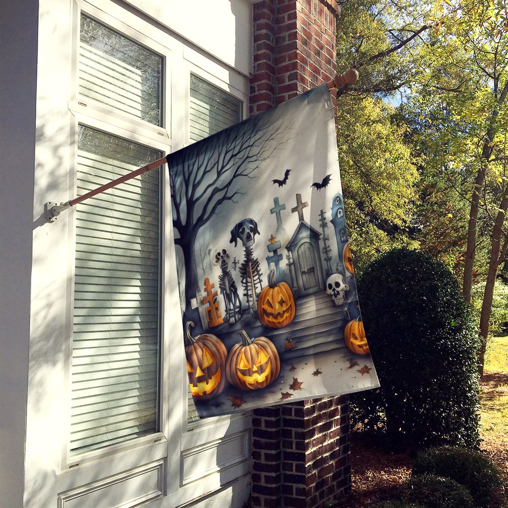 Pet Cemetery Spooky Halloween House Flag House-Size Decorative Flag - product view 2