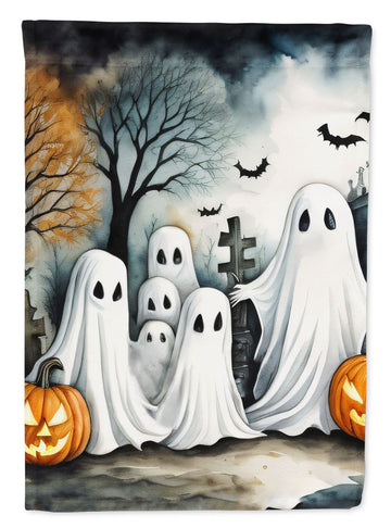 Ghosts Spooky Halloween House Flag House-Size Decorative Flag