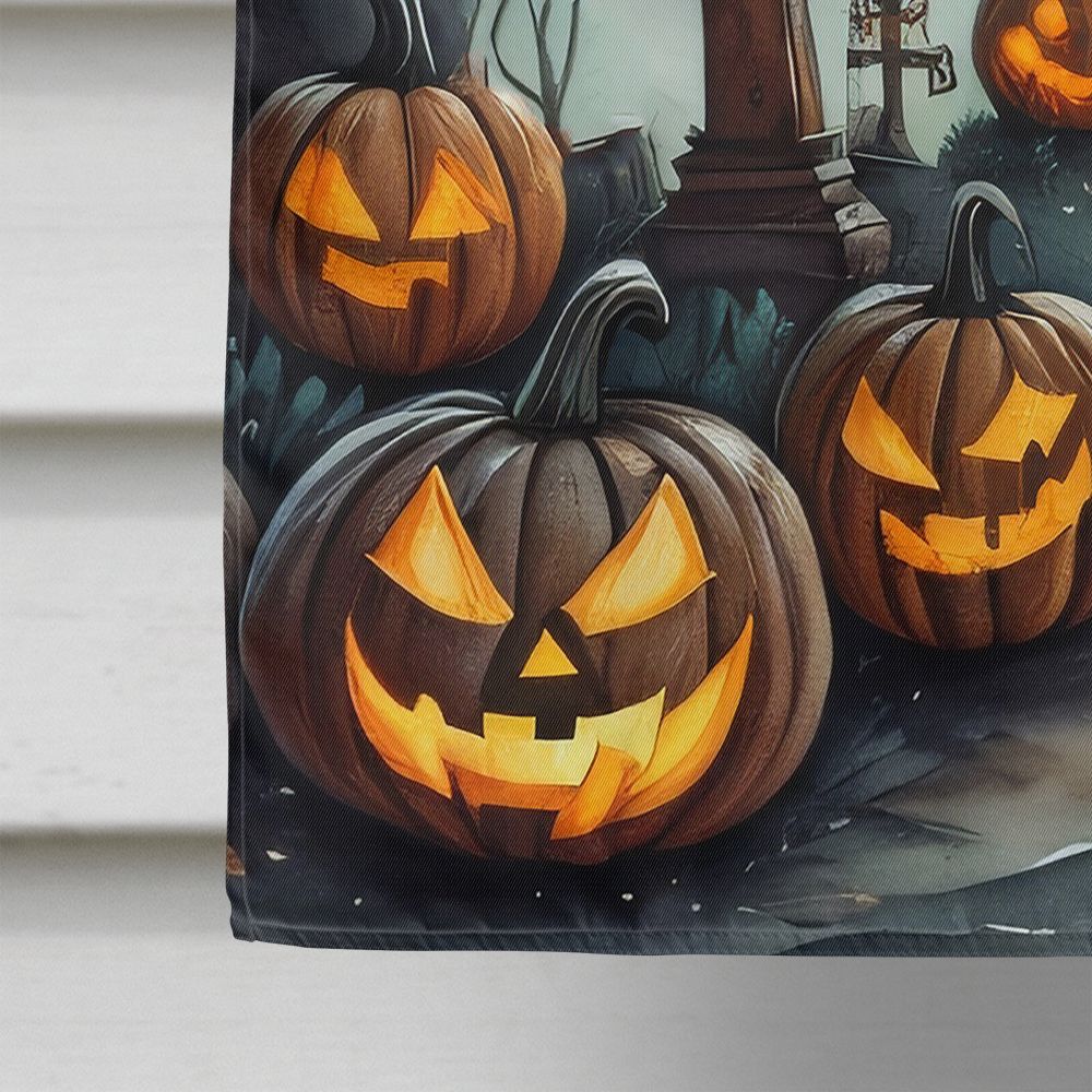 Graveyard Spooky Halloween House Flag House-Size Decorative Flag - product view 4