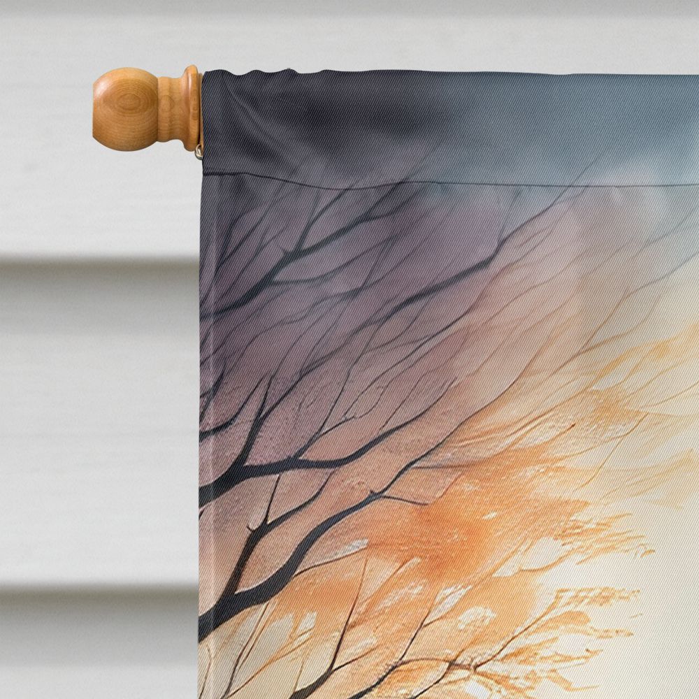 Bernese Mountain Dog Spooky Halloween House Flag House-Size Decorative Flag - product view 3